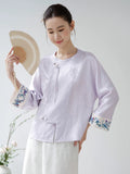 Ophelia Embroidered Cheongsam Top