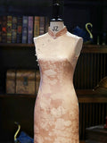 Zena Silk Jacquard Cheongsam Dress