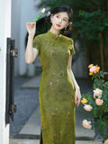 Overture Green Breathable Cheongsam Dress