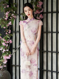 Henriette Lace Swiss Cheongsam Dress