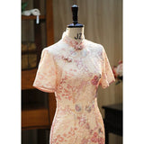Valentina Pink Modern Cheongsam Dress