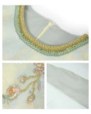 Acacia Lace Jacquard Cheongsam Dress