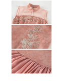 Stardust Silk Jacquard Cheongsam Dress