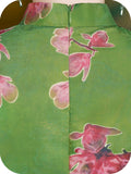 Stella Peach Blossom Green Jacquard Cheongsam