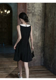 Elspeth Color-Blocked Retro Cheongsam Dress