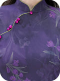 Ultimate Purple Breathable Cheongsam Dress