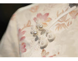 Purity Light Pink Silk Cheongsam Dress