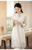 Odette 2-Piece Wool Knitted Cheongsam Set