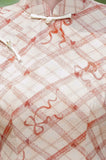 Gianna Red Twill Plaid Cheongsam