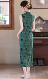 Luna Lace Jacquard Cheongsam Dress