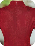 Splendor Red Breathable Cheongsam Dress