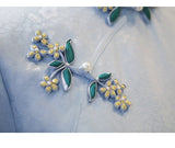 Prelude Silk Lake Blue Cheongsam