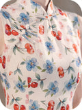 Rita Floral Sleeveless Cheongsam