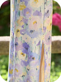 Narcissus Dark Purple Tencel Cheongsam Skirt