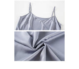 Sodalite Ink-Splash Print Cheongsam Dress