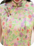 Topaz Lace Sleeveless Cheongsam Dress