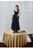 Tulip Lace Embroidered Cheongsam Dress
