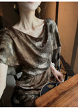 Quartz Artistic Gradient Cheongsam Dress