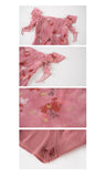 Lavinia Gradient Gold Print Cheongsam Dress