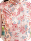 Bellatrix Pink Modern Cheongsam Dress