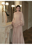 Calliope 2-Piece Embroidered Off-Shoulder Cheongsam Set