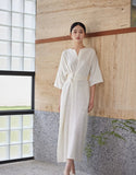 Sura Cheongsam Dress White Polyester