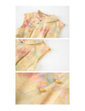 Moonbeam Lace Floral Cheongsam Dress