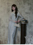 Leah Lace Embroidered Cheongsam Dress