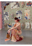 Persephone Floral Print Cotton Cheongsam Dress