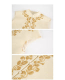 Tranquility 2-Piece Embroidered Tencel Cheongsam Set