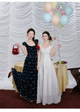 Tulip Lace Embroidered Cheongsam Dress