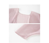 Yuna 2-Piece Jacquard Chiffon Cheongsam Set