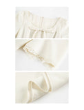 Sabella Long Textured Acetate Cheongsam Dress