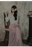 Presto 2-Piece Wool Knit Cheongsam Set