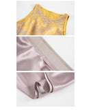 Yuna 2-Piece Jacquard Chiffon Cheongsam Set