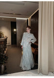 Castle 2-Piece Jacquard Embroidered Cheongsam Set