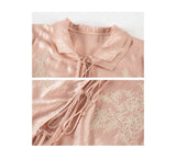 Vega 2-Piece Tencel Textured Cheongsam Set