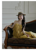 Primula 2-Piece Hollow Cotton Cheongsam Set
