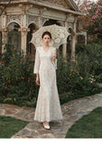 Emma Floral Embroidered Cheongsam Dress