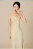 Raffaella 2-Piece Yellow Silk Cheongsam Set
