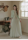 Dazzle Lace Dyed Cheongsam Dress