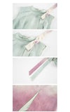 Joy Gradient Satin Cheongsam Dress