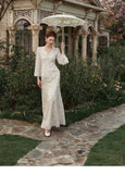Emma Floral Embroidered Cheongsam Dress