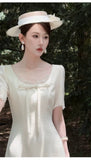 Sabella Long Textured Acetate Cheongsam Dress