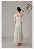 Thalia White Outer Coat Cheongsam Top