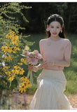 Paramount 2-Piece Knit Sweater Cheongsam Set