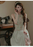 Dazzle Lace Dyed Cheongsam Dress