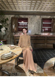 Sugilite 2-Piece Beaded Embroidered Cheongsam Set