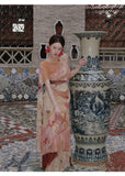 Persephone Floral Print Cotton Cheongsam Dress