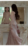 Spinel 2-Piece Floral Embroidered Cheongsam Set